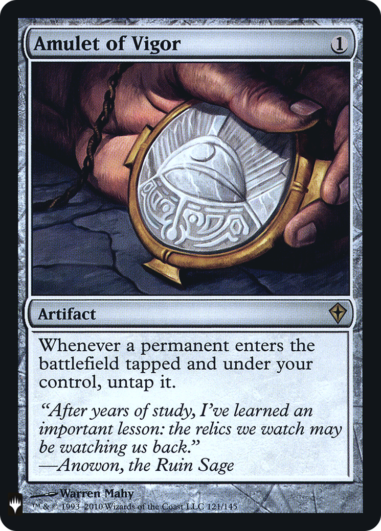 Image of Amulet of Vigor (LIST-121) - The List Foil