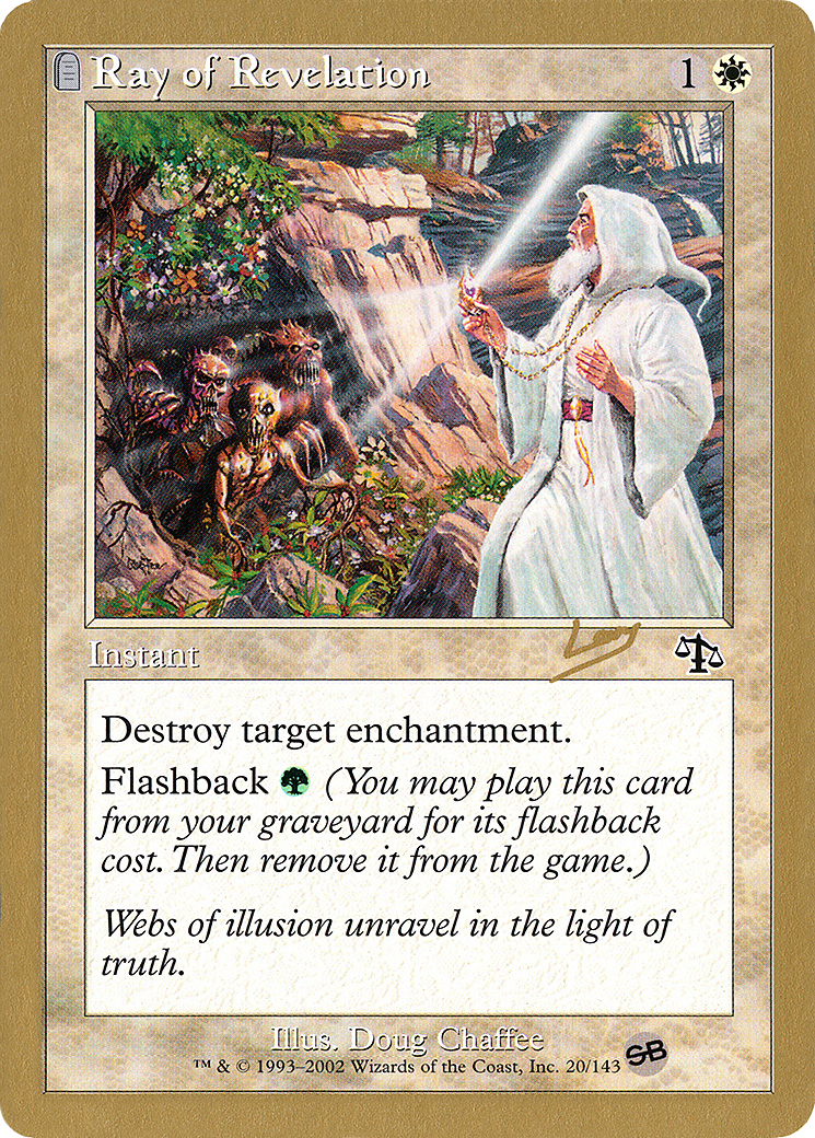 Image of Ray of Revelation - 2002 Raphael Levy (JUD) (SB) (WCD-) - World Championship Decks 2002: (tombstone)