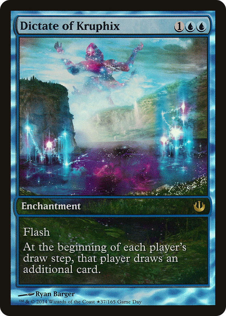 Image of Dictate of Kruphix (GAME-037) - Journey into Nyx Promos Foil