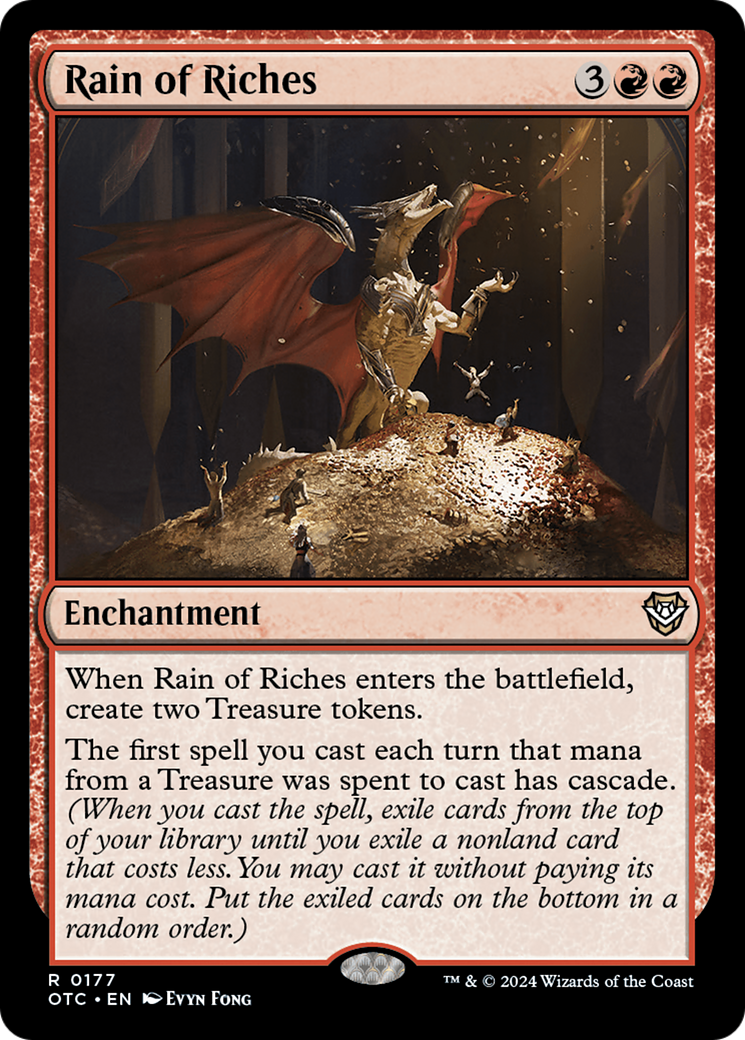 Image of Rain of Riches (OTC-177) - Outlaws of Thunder Junction Commander