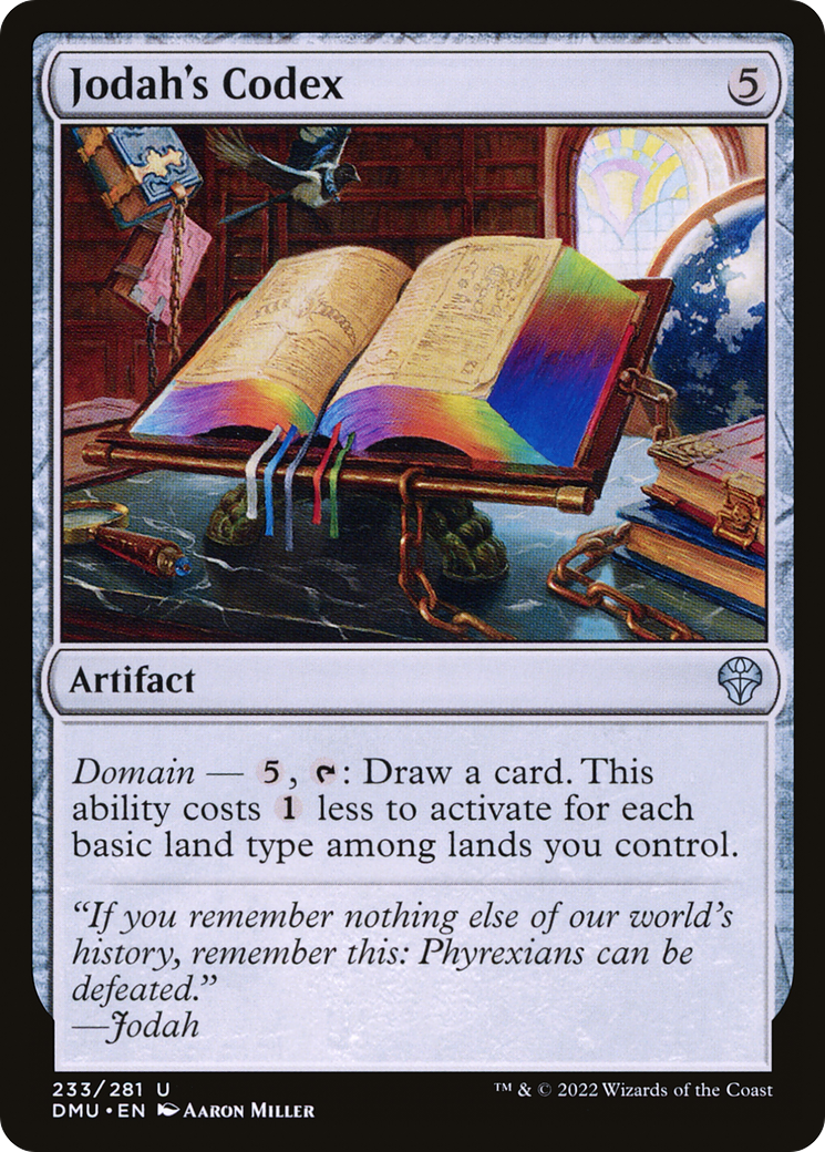 Image of Jodah's Codex (DMU-233) - Dominaria United Foil