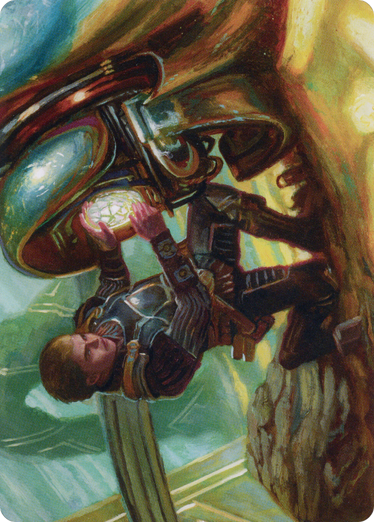 Image of Urza, Powerstone Prodigy // Urza, Powerstone Prodigy (ABRO-035) - The Brothers' War Art Series (Borderless)
