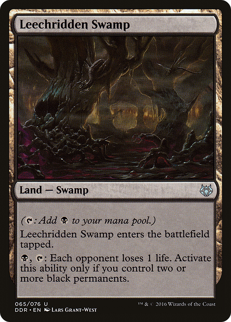 Image of Leechridden Swamp (DDR-065) - Duel Decks: Nissa vs. Ob Nixilis