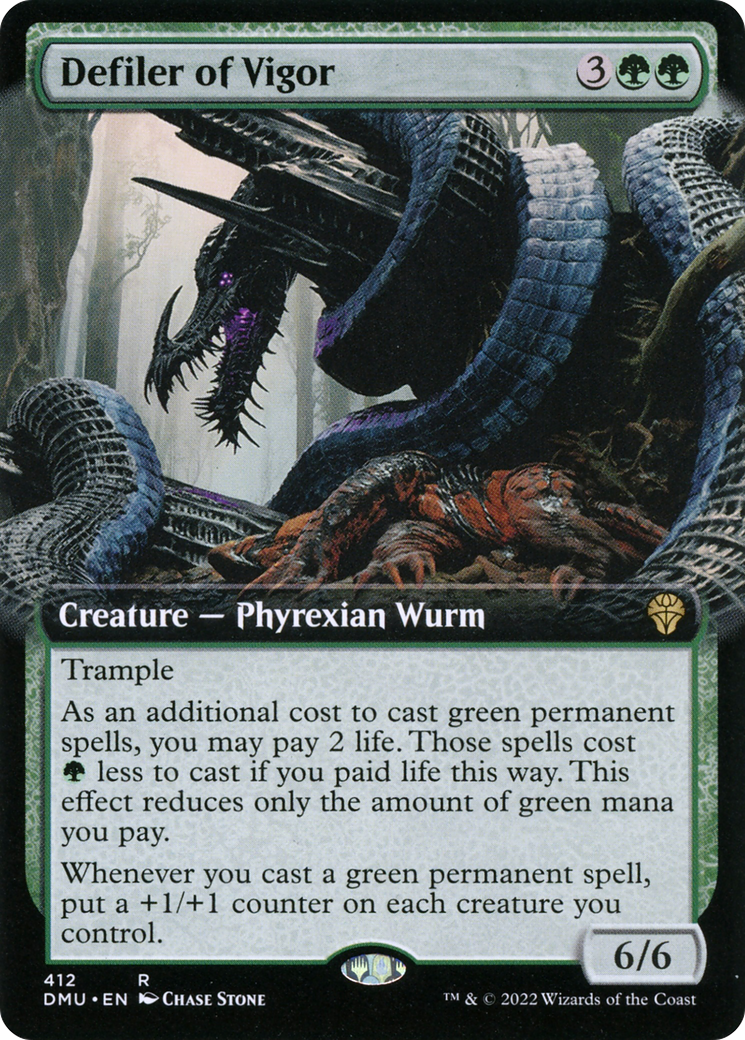 Image of Defiler of Vigor (Extended Art) (DMU-412) - Dominaria United: (Extended Art)