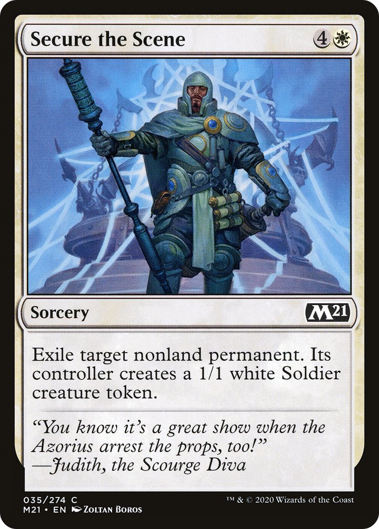 Image of Secure the Scene (M21-035) - Core Set 2021 Foil