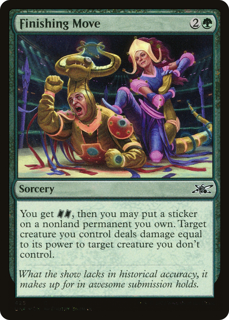 Image of Finishing Move (Galaxy Foil) (UNF-425) - Unfinity Foil