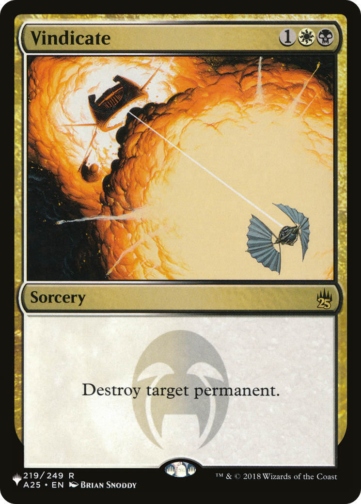 Image of Vindicate (LIST-A25-219) - The List