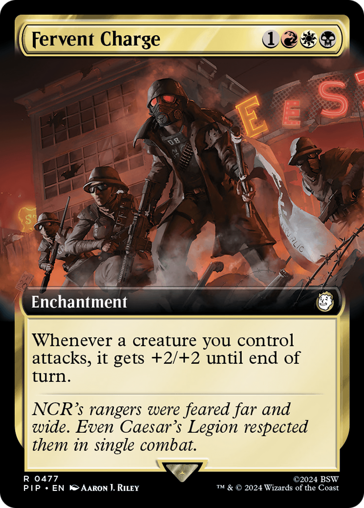 Image of Fervent Charge (Extended Art) (PIP-477) - Fallout: (Extended Art) Foil