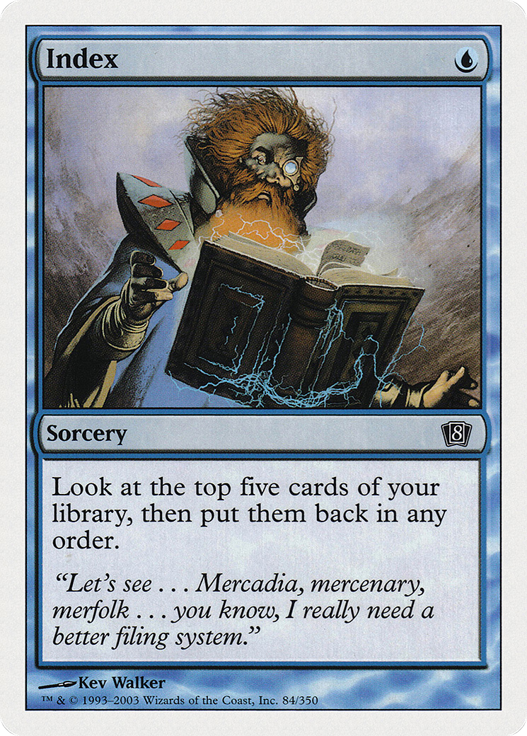 Image of Index (8ED-084) - 8th Edition Foil