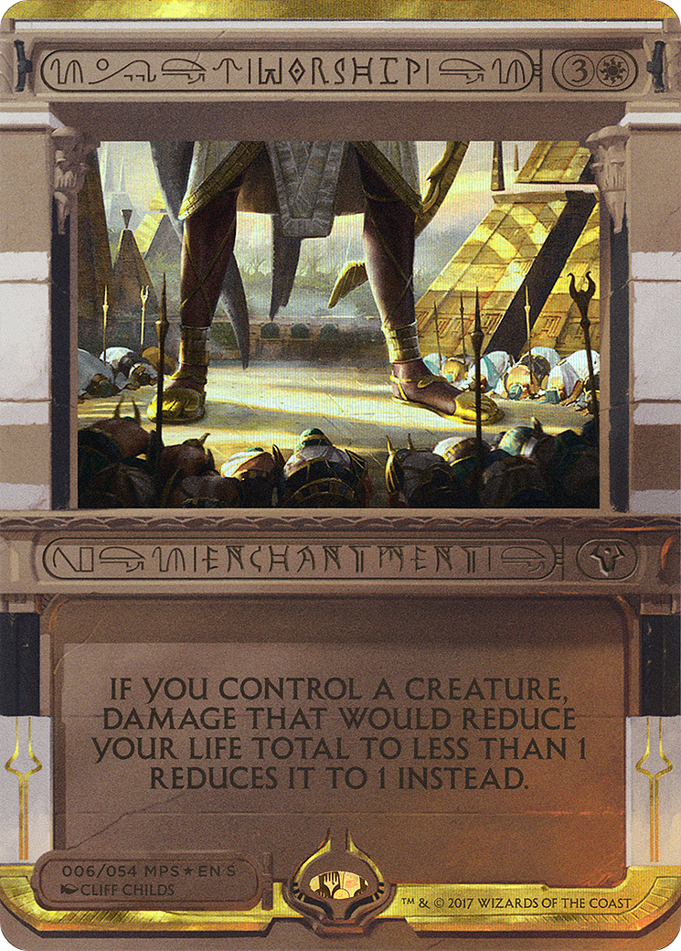 Image of Worship (MPS2-006) - Amonkhet Invocations (Borderless) Foil