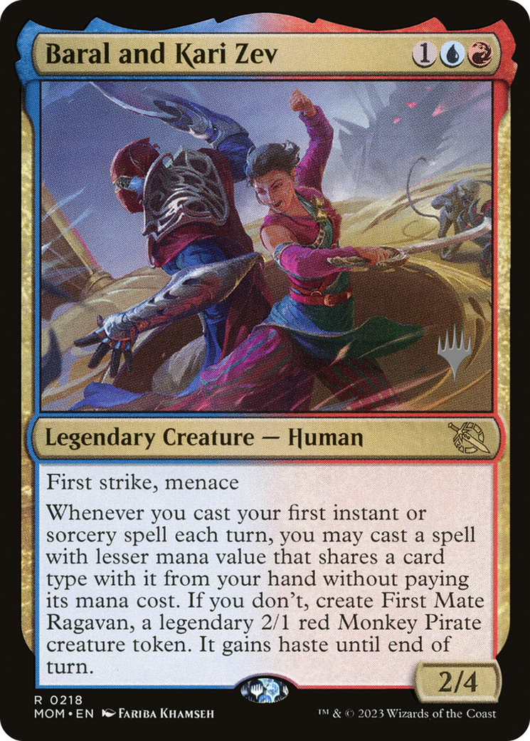 Image of Baral and Kari Zev (PPMOM-218) - March of the Machine Promos