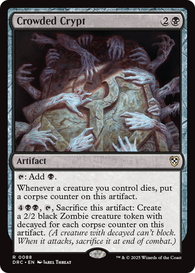 Image of Crowded Crypt (DRC-088) - Commander: Aetherdrift
