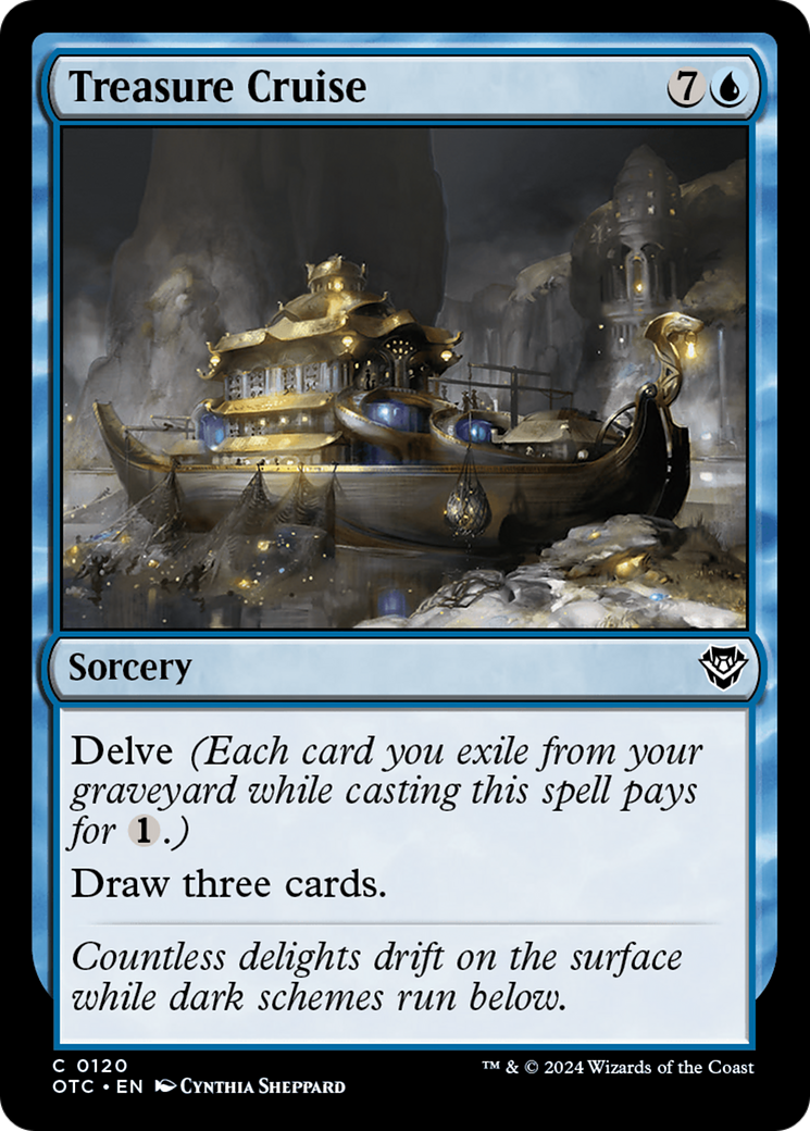 Image of Treasure Cruise (OTC-120) - Outlaws of Thunder Junction Commander