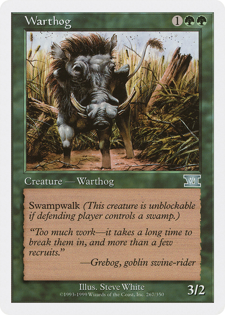 Image of Warthog (6ED-267) - Classic Sixth Edition