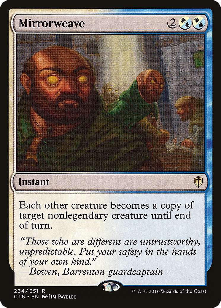 Image of Mirrorweave (C16-234) - Commander 2016