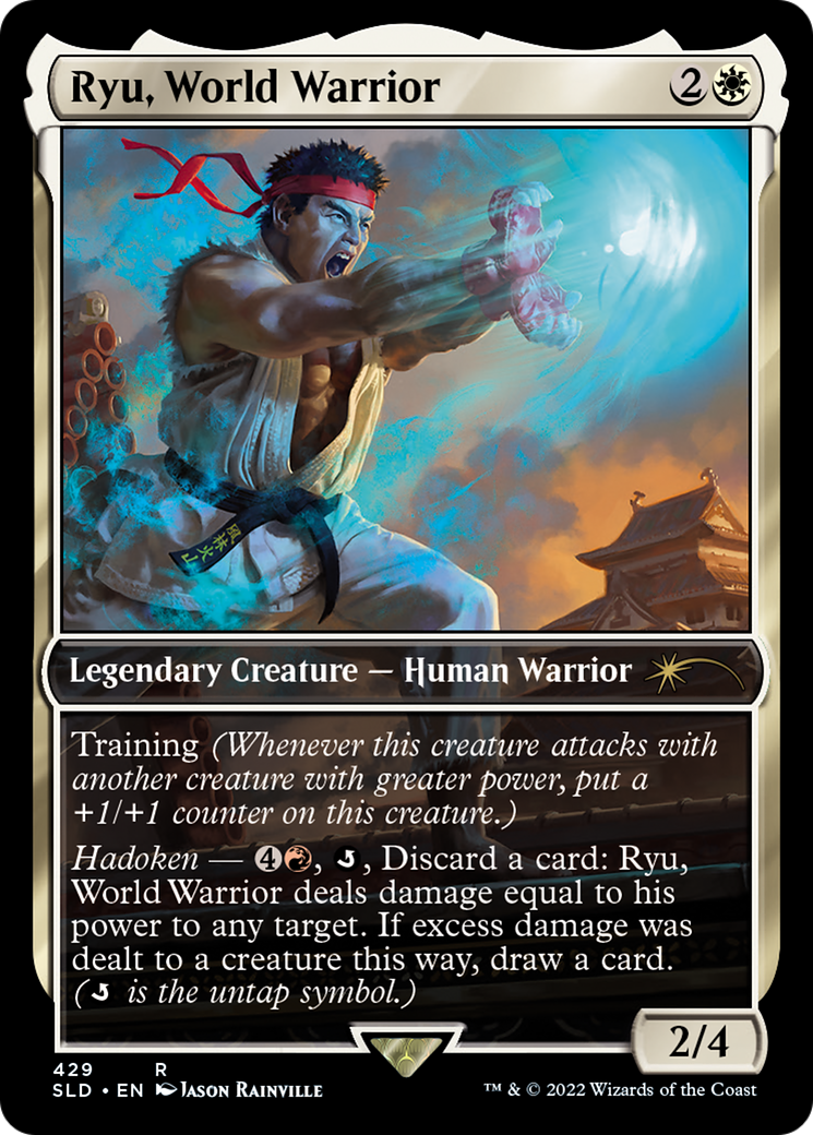 Image of Ryu, World Warrior (SLD-429) - Secret Lair Drop / Ryu, World Warrior Foil