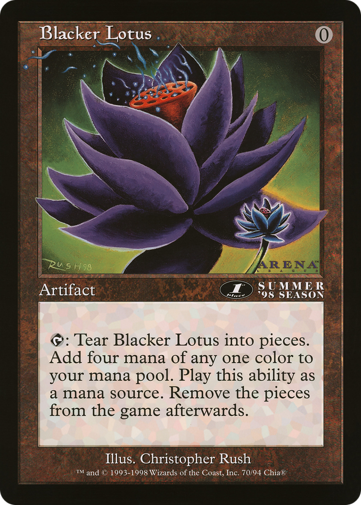Image of Blacker Lotus (OLEP-047) - Oversized League Prizes