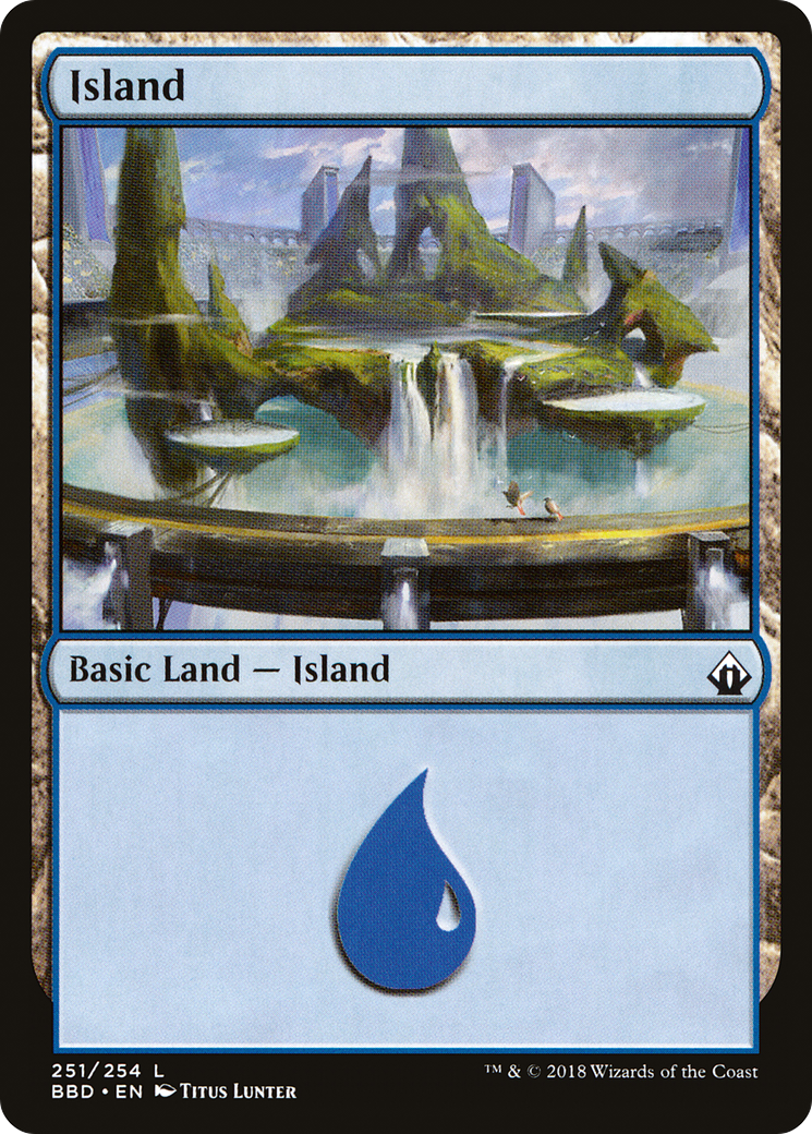 Image of Island (BBD-251) - Battlebond Foil