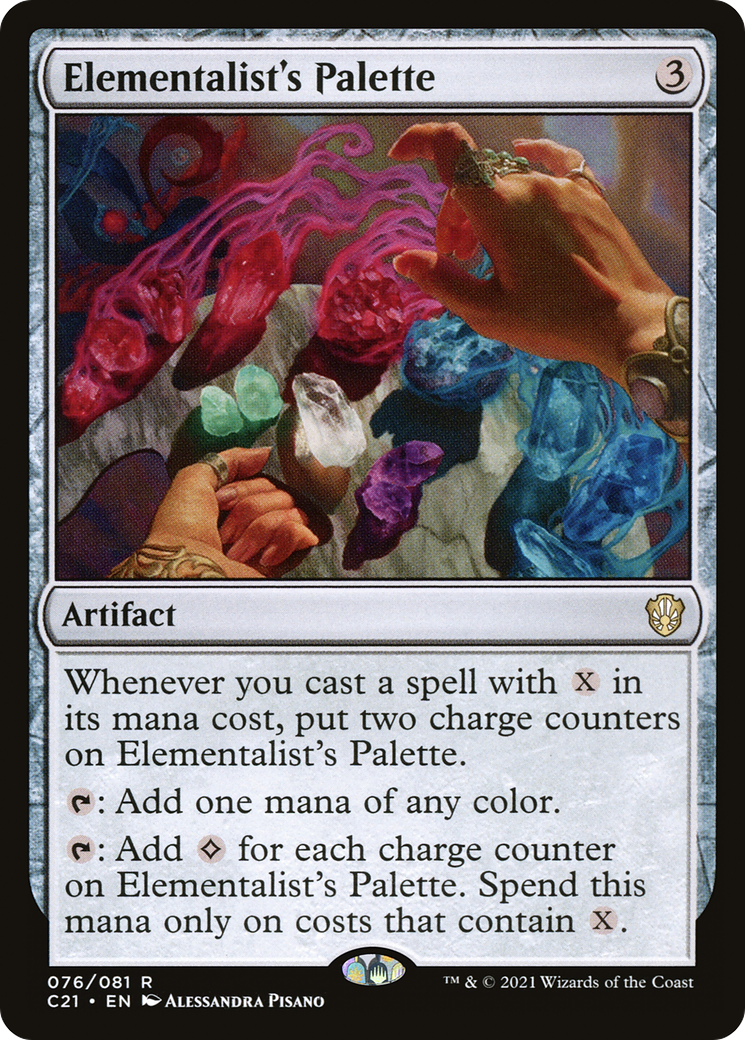 Image of Elementalist's Palette (C21-076) - Commander 2021
