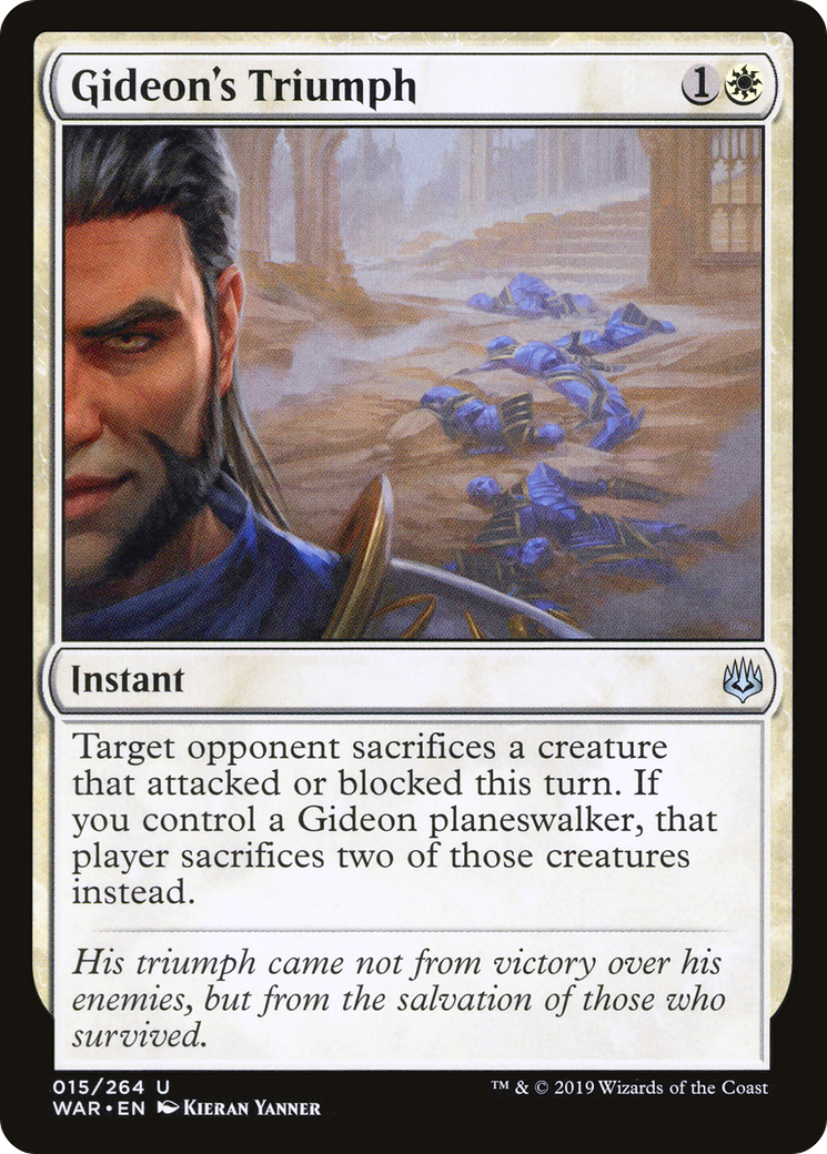 Image of Gideon's Triumph (WAR-015) - War of the Spark Foil