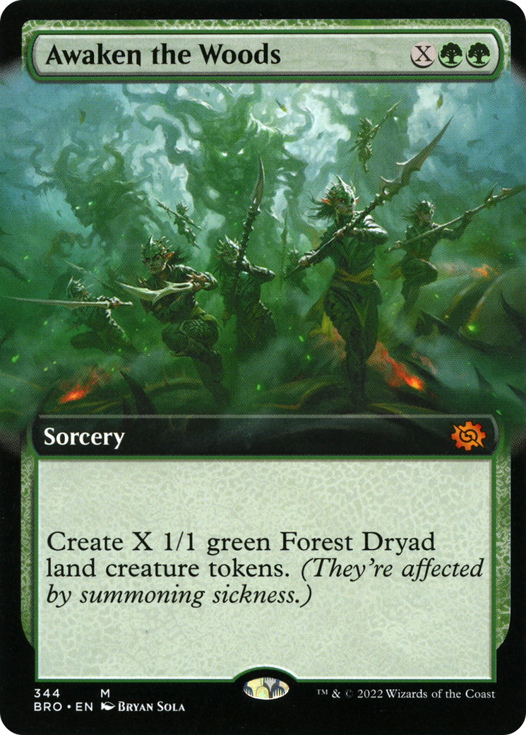 Image of Awaken the Woods (Extended Art) (BRO-344) - The Brothers' War: (Extended Art)