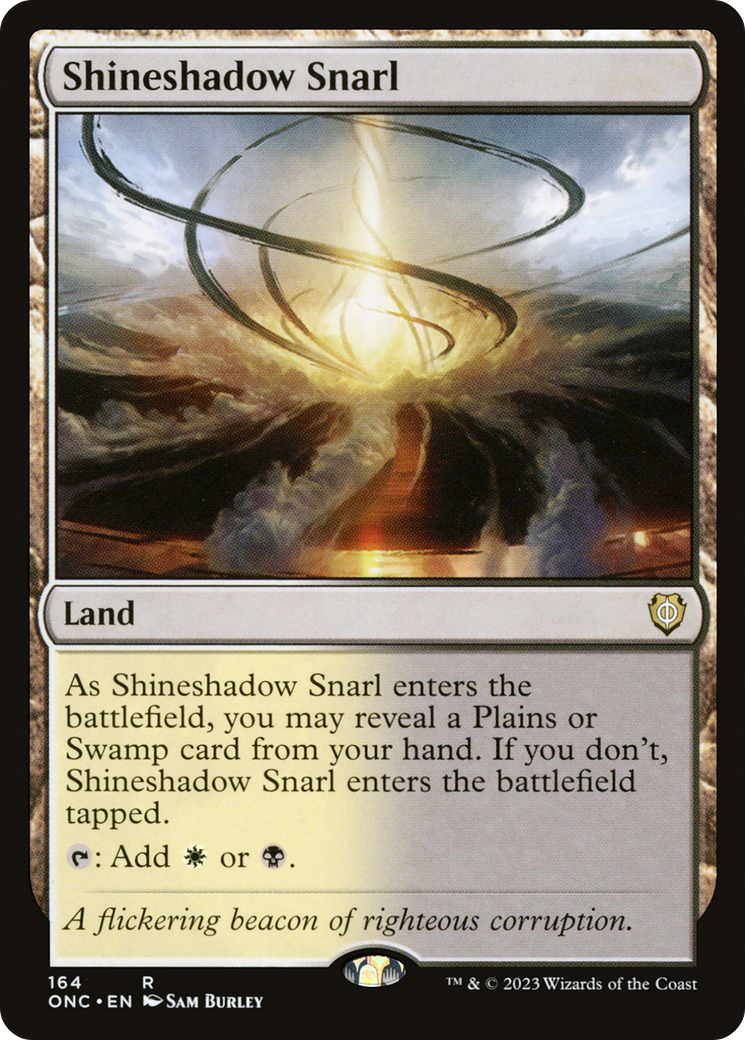 Image of Shineshadow Snarl (ONC-164) - Phyrexia: All Will Be One Commander