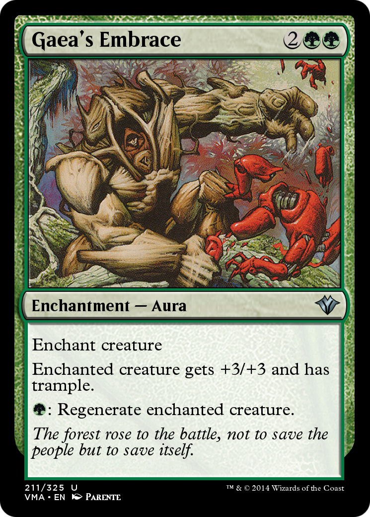Image of Gaea's Embrace (VMA-211) - Vintage Masters Foil