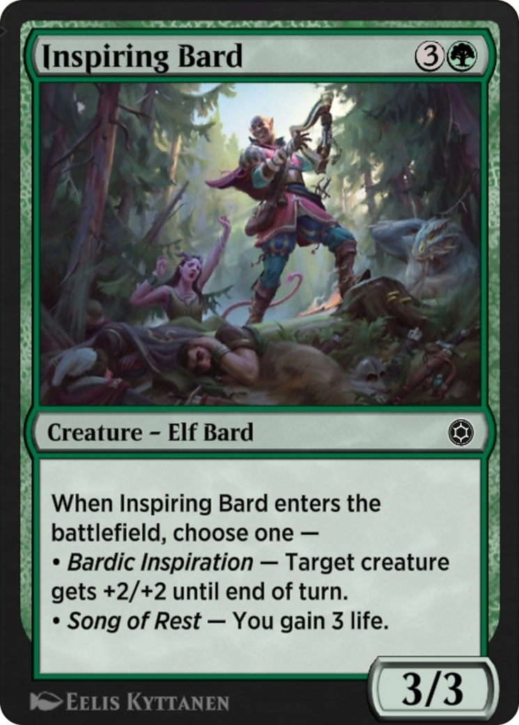 Image of Inspiring Bard (HBG-214) - Alchemy Horizons: Baldur's Gate