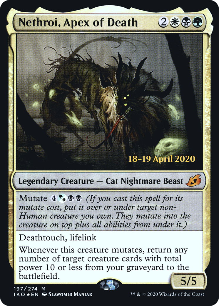 Image of Nethroi, Apex of Death (PRE-197) - Ikoria: Lair of Behemoths Promos Foil