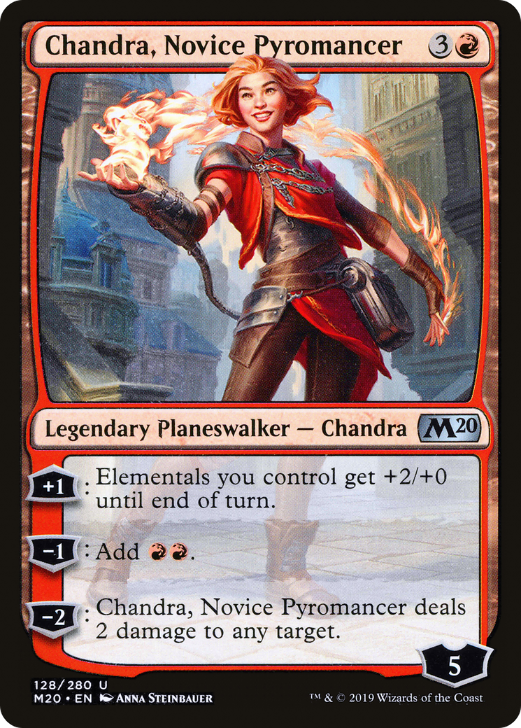 Image of Chandra, Novice Pyromancer (M20-128) - Core Set 2020