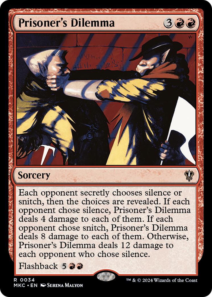 Image of Prisoner's Dilemma (MKC-034) - Murders at Karlov Manor Commander