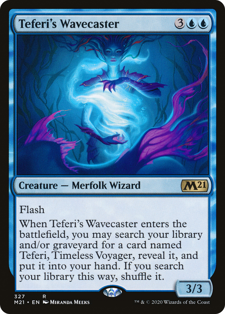Image of Teferi's Wavecaster (M21-327) - Core Set 2021