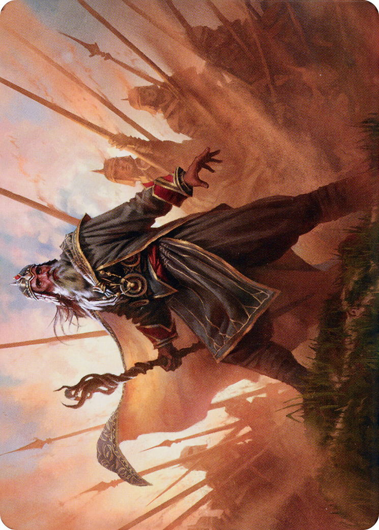 Image of Hazezon, Shaper of Sand // Hazezon, Shaper of Sand (ADMU-046) - Dominaria United Art Series (Borderless) Foil