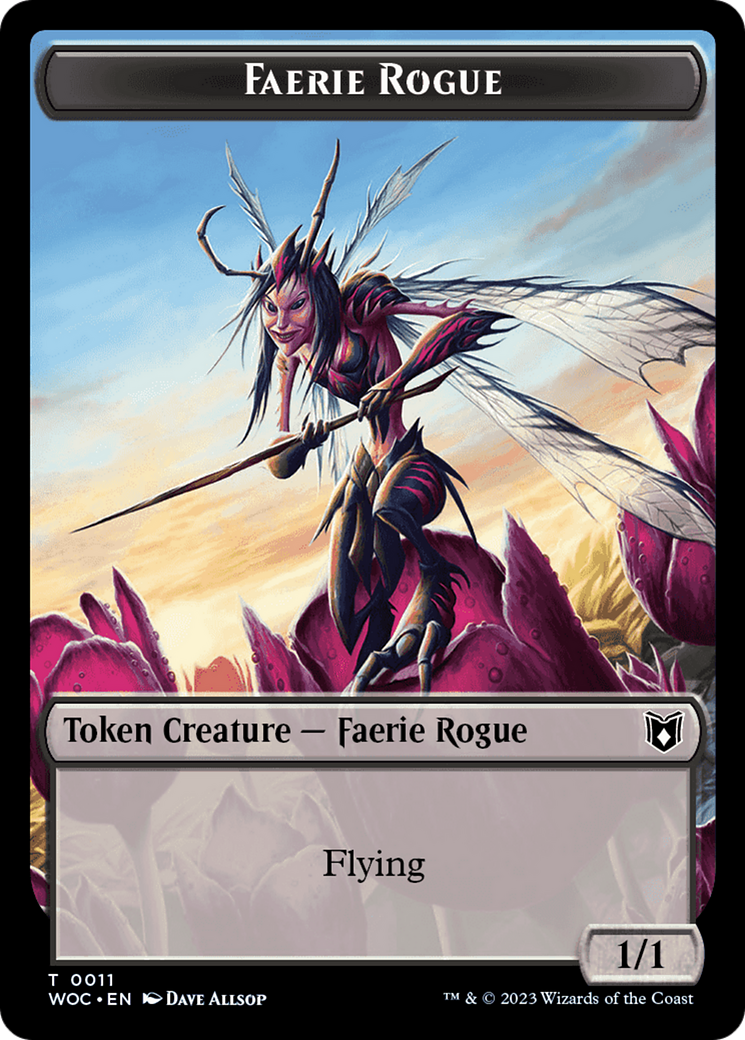 Image of Faerie Rogue (TWOC-011) - Wilds of Eldraine Commander Tokens