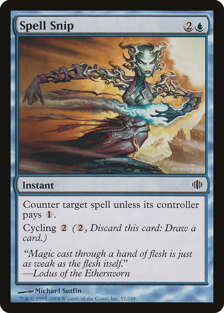 Image of Spell Snip (ALA-057) - Shards of Alara Foil