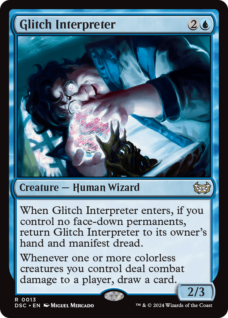 Image of Glitch Interpreter (DSC-013) - Duskmourn: House of Horror Commander