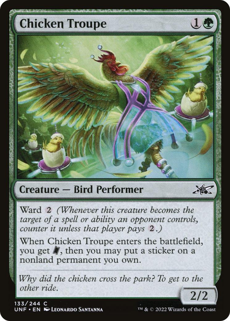 Image of Chicken Troupe (UNF-133) - Unfinity Foil