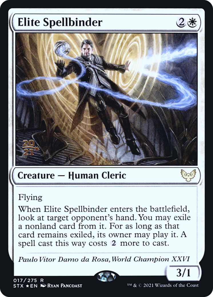 Image of Elite Spellbinder (PRE-017) - Strixhaven: School of Mages Promos Foil