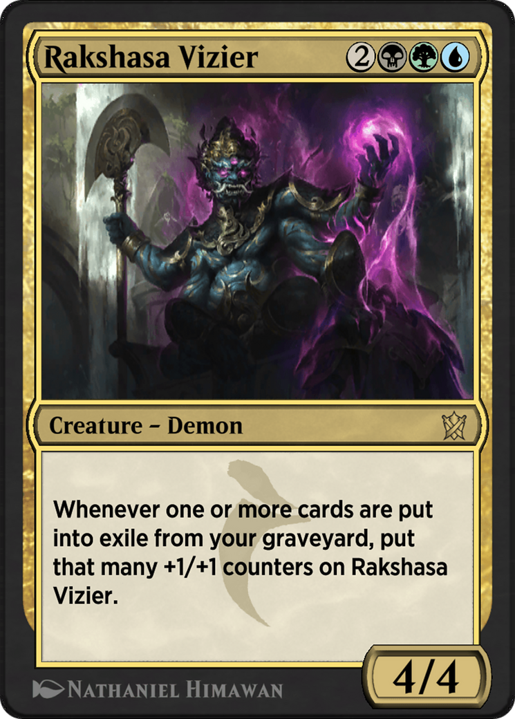 Image of Rakshasa Vizier (KTK-193Y) - Khans of Tarkir