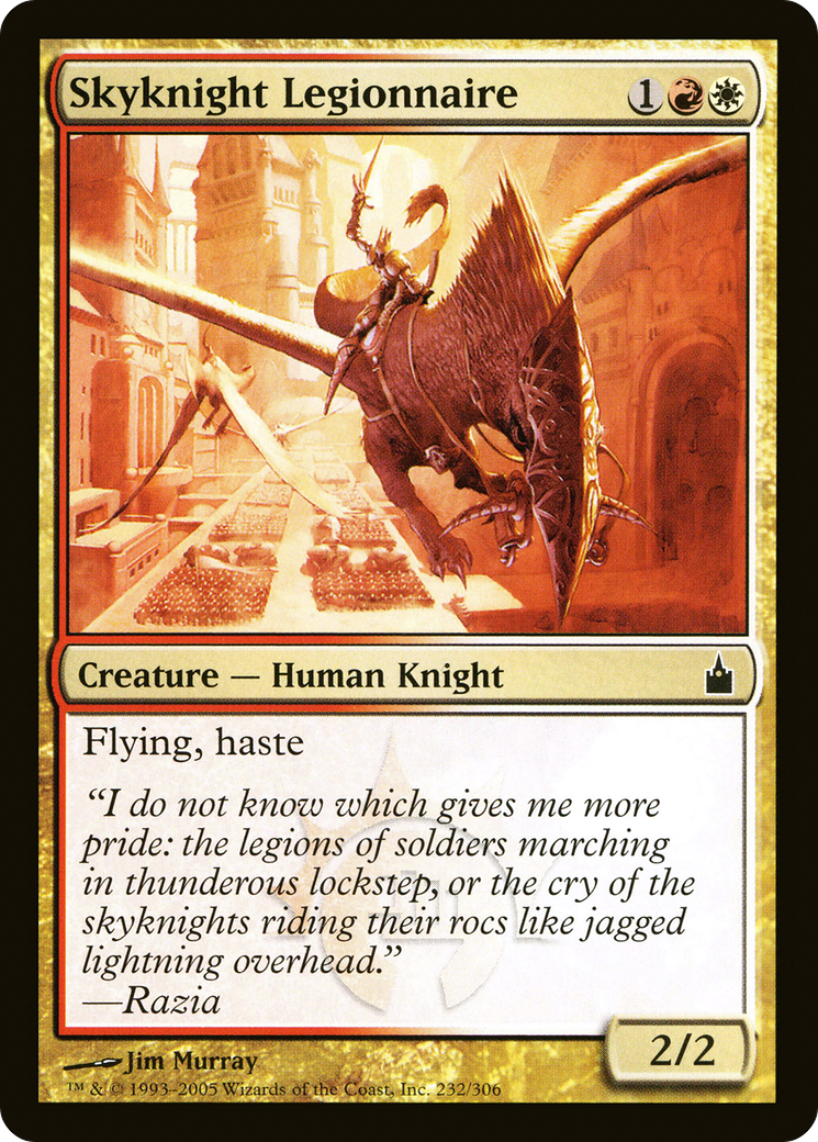 Image of Skyknight Legionnaire (RAV-232) - Ravnica: City of Guilds Foil