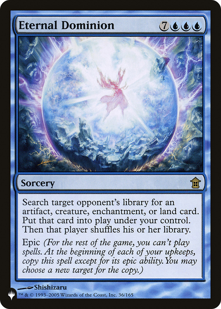 Image of Eternal Dominion (LIST-36/165) - The List