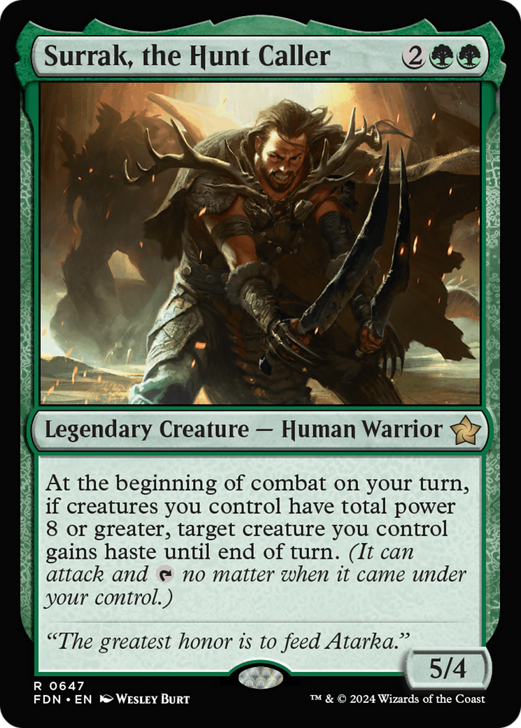 Image of Surrak, the Hunt Caller (FDN-647) - Foundations