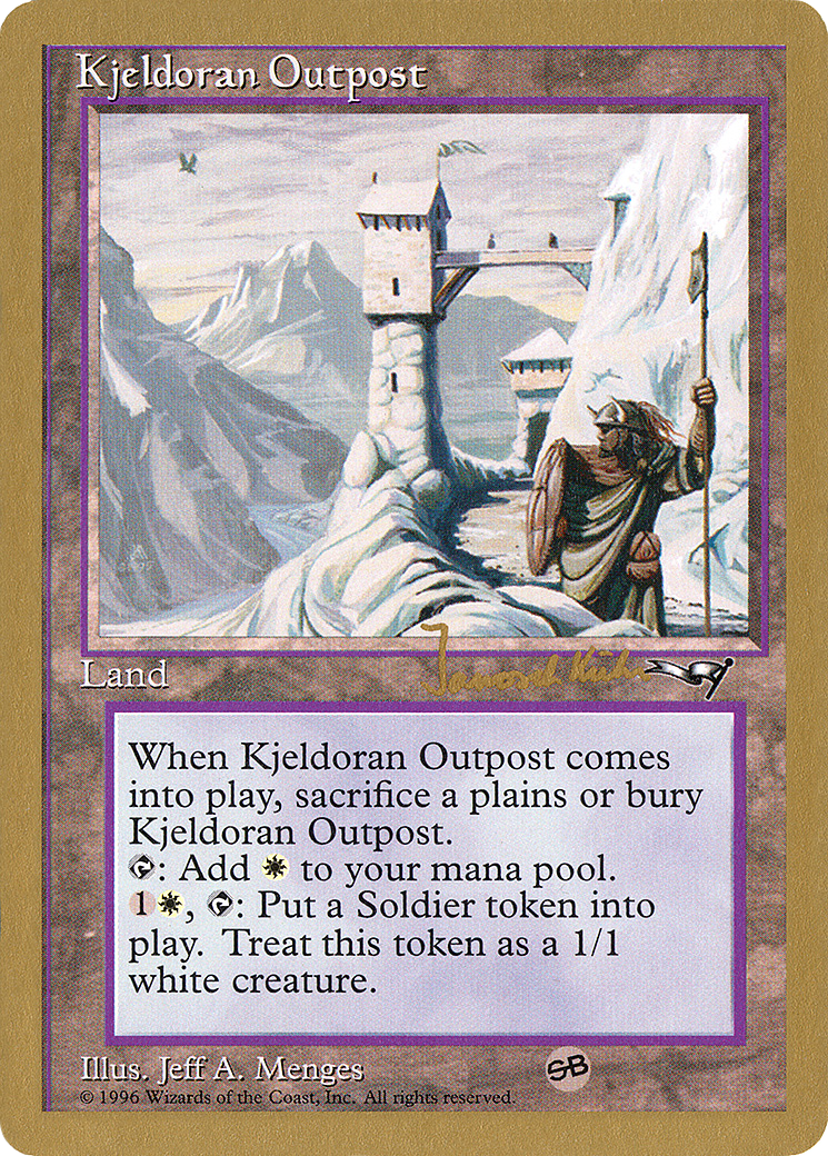 Image of Kjeldoran Outpost - 1997 Janosch Kuhn (ALL) (WCD-) - World Championship Decks 1997
