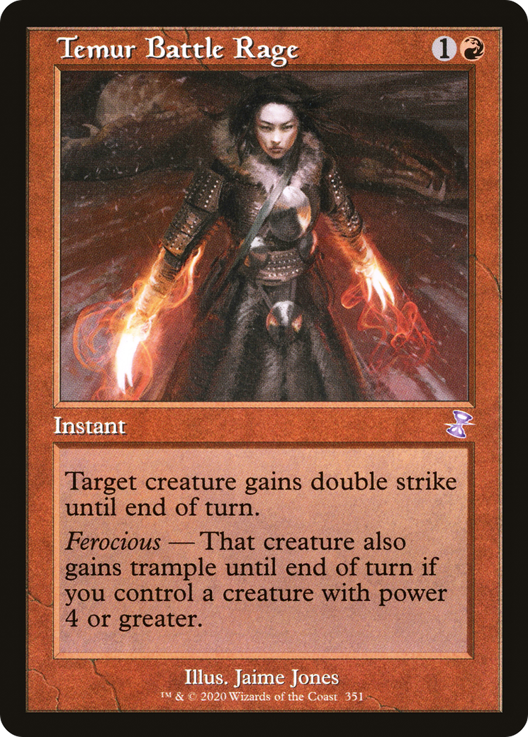 Image of Temur Battle Rage (TSR-351) - Time Spiral Remastered