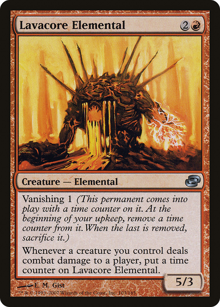 Image of Lavacore Elemental (PLC-103) - Planar Chaos Foil