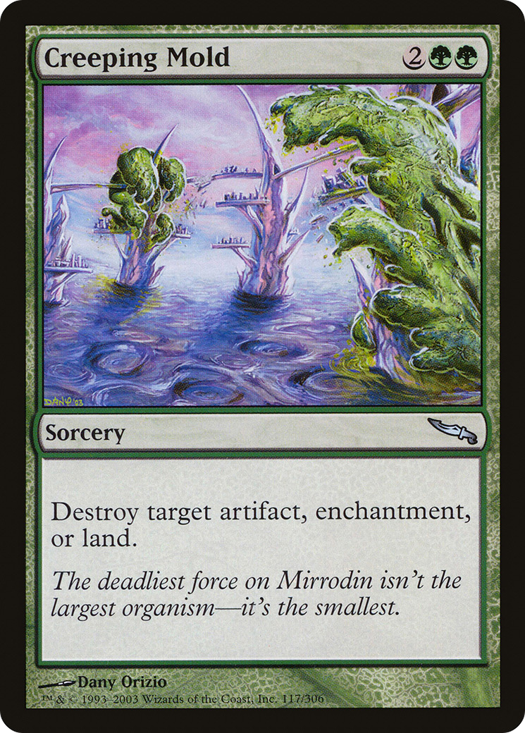 Image of Creeping Mold (MRD-117) - Mirrodin Foil