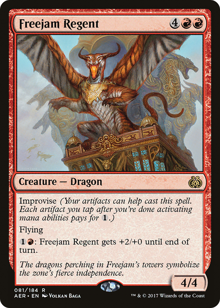 Image of Freejam Regent (AER-081) - Aether Revolt Foil