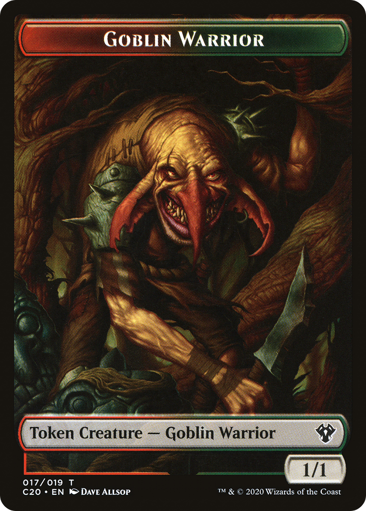 Image of Goblin Warrior (TC20-017) - Commander 2020 Tokens
