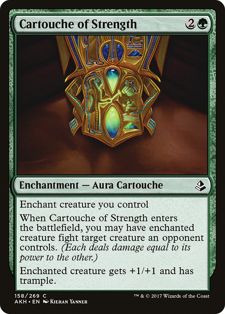 Image of Cartouche of Strength (AKH-158) - Amonkhet