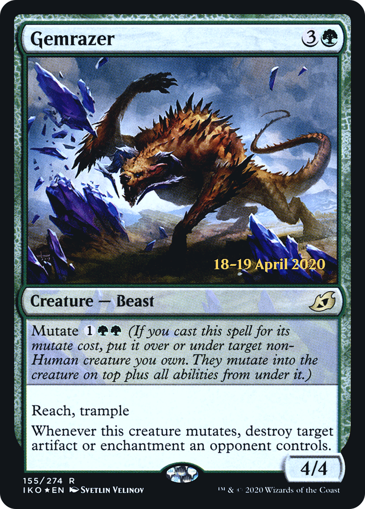 Image of Gemrazer (PRE-155) - Ikoria: Lair of Behemoths Promos Foil
